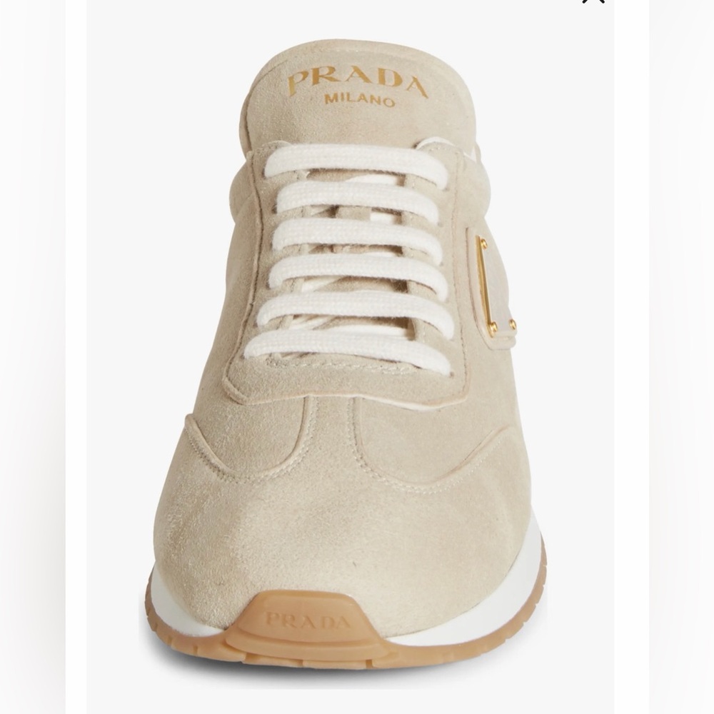 Prada Pomice Camoscio Suede Sneakers - EU 37 / US 7 - Picture 6 of 11